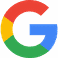 Google logo in red, yellow, blue, and green colors.